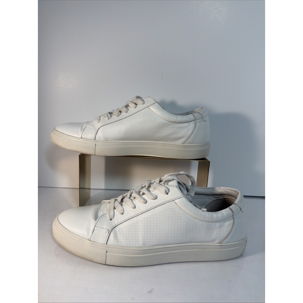 Nordstrom Rack White Low Top Sneakers Men's 11M Comfort Ortholite Casual Shoes